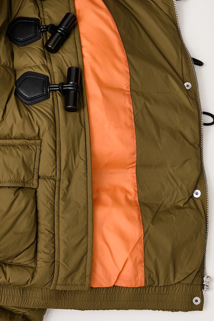GANNI Future Nylon Quilt Mini Puffer kurtka puchowa damska A1010231