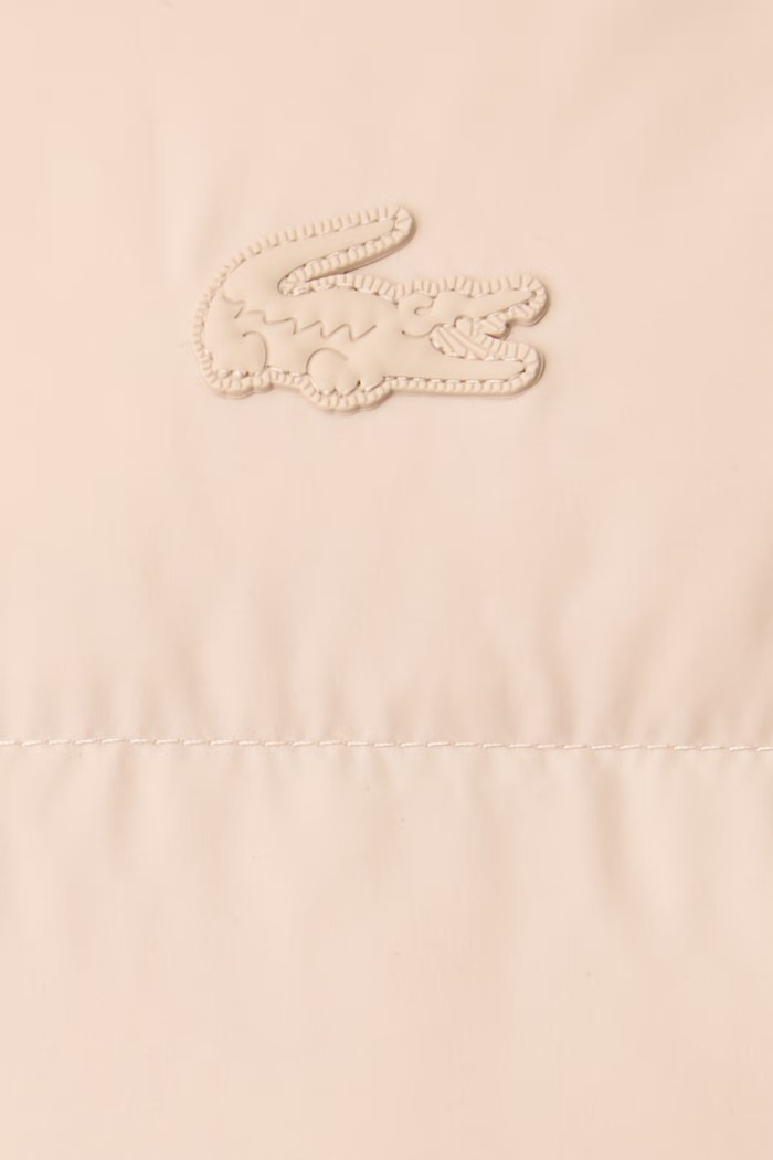 Kurtka puchowa damska Lacoste beżowy BF8425