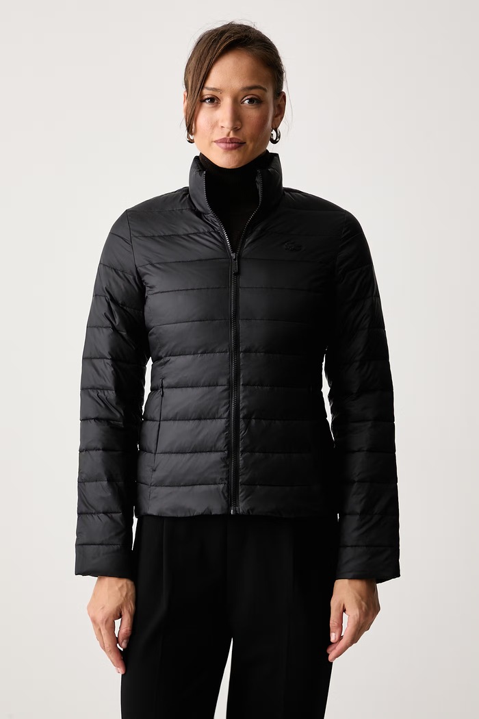 Lacoste Kurtka pikowana damska czarny BF0603
