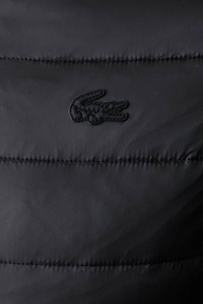 Kurtka pikowana damska Lacoste czarny BF0603