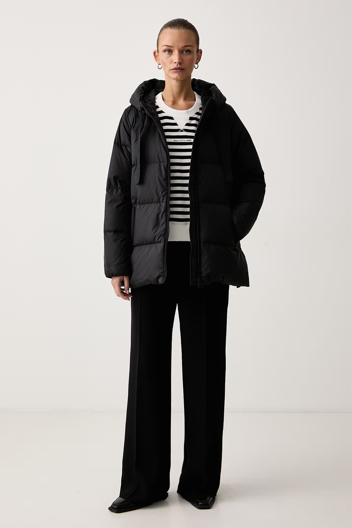Marc O'Polo Kurtka puchowa damska 5000012910 czarny AW26