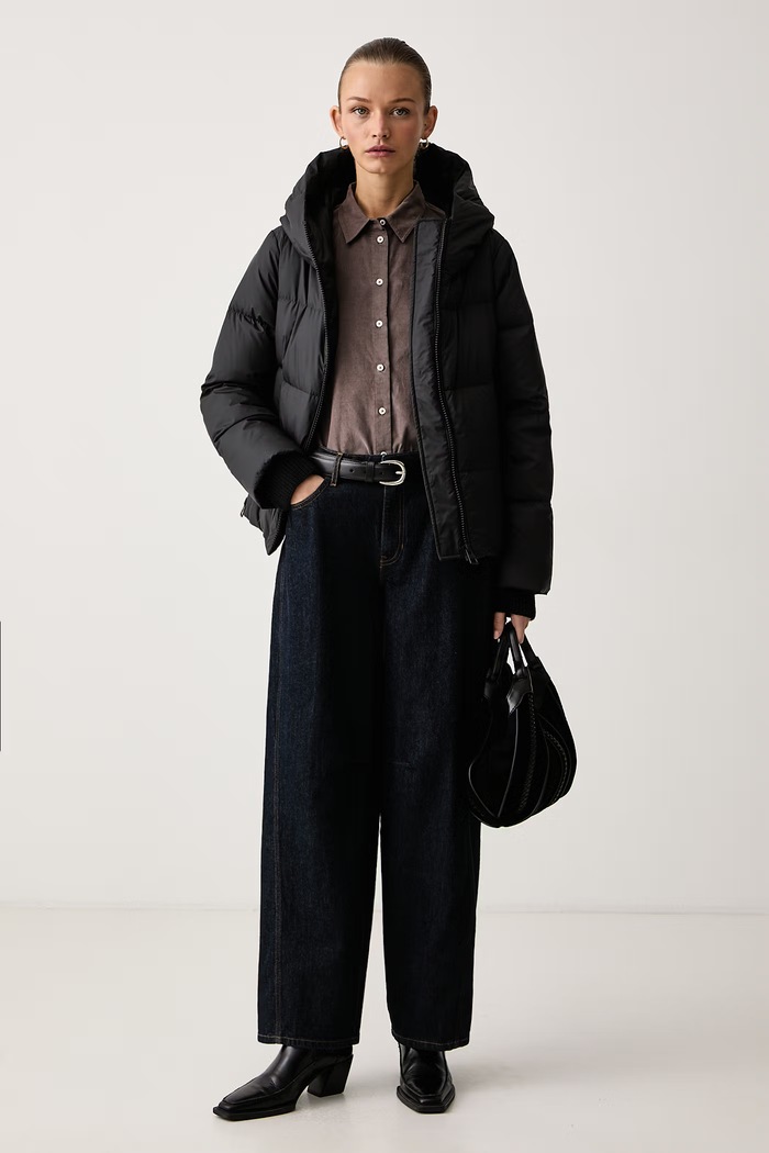 Marc O'Polo Kurtka puchowa damska 5000011709 czarny AW26