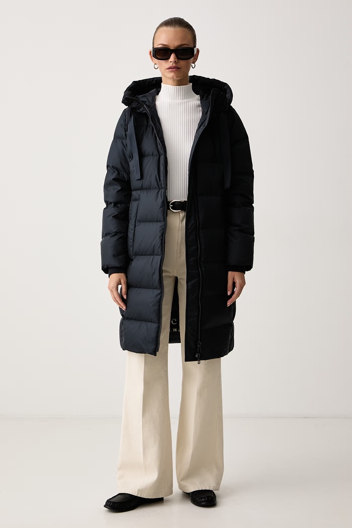 Marc O'Polo Kurtka puchowa damska 5000011707 granatowy AW26