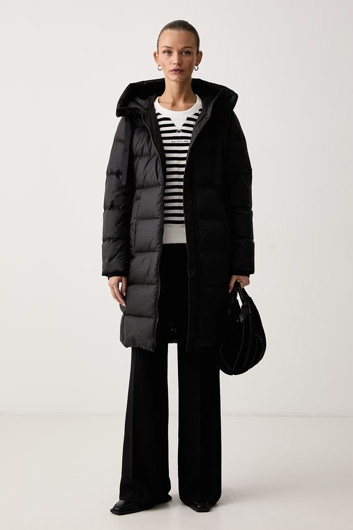 Marc O'Polo Kurtka puchowa damska 5000011707 czarny AW26