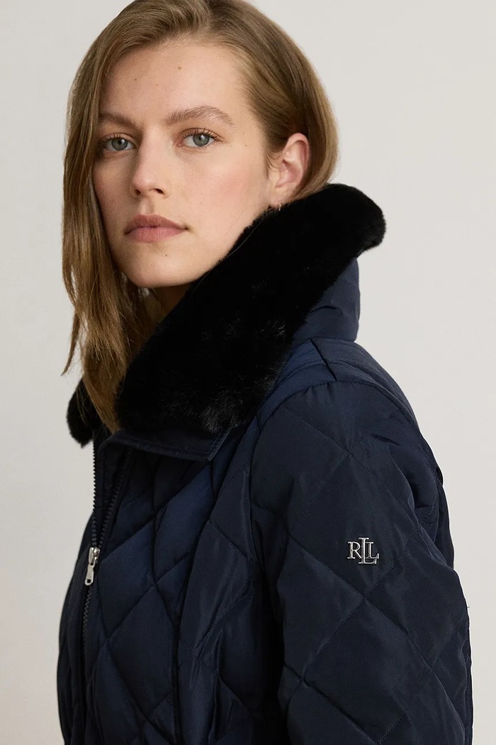 Kurtka damska Lauren Ralph Lauren 297P23481 granatowy