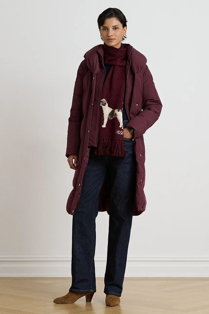 Lauren Ralph Lauren Kurtka puchowa damska bordowy 297P23473