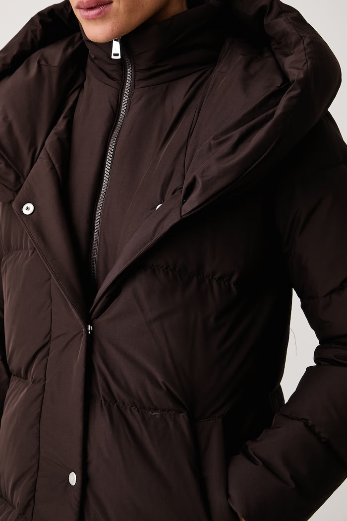 Kurtka puchowa damska Lauren Ralph Lauren 297P23473 brązowy