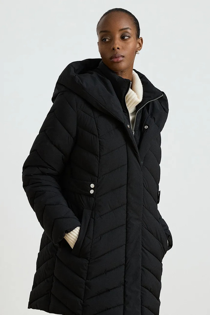 Lauren Ralph Lauren Kurtka pikowana damska czarny 297P23465