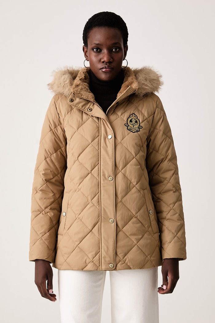 Lauren Ralph Lauren Kurtka pikowana damska beżowy 297P23456