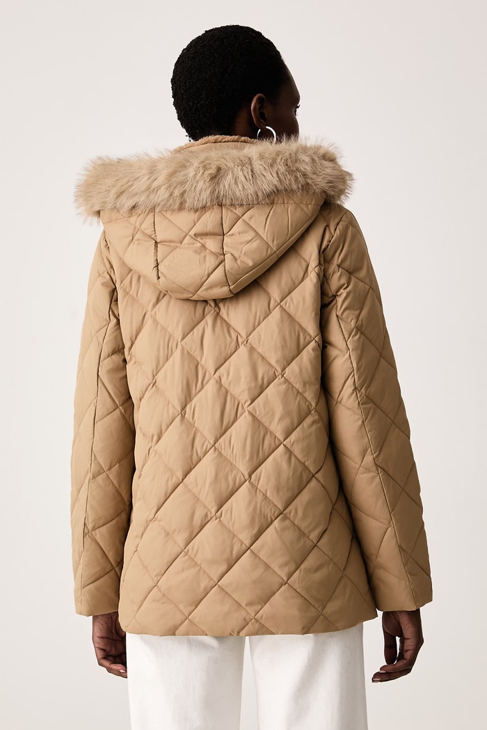 Odzież Lauren Ralph Lauren Kurtka pikowana damska 297P23456 beżowy