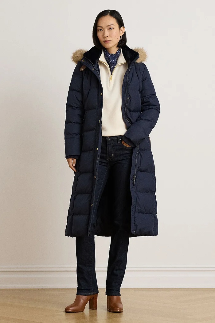 Lauren Ralph Lauren Kurtka puchowa damska granatowy 297P23454