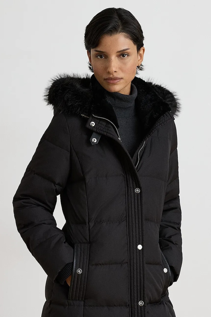 Odzież Lauren Ralph Lauren Kurtka puchowa damska 297P23454 czarny