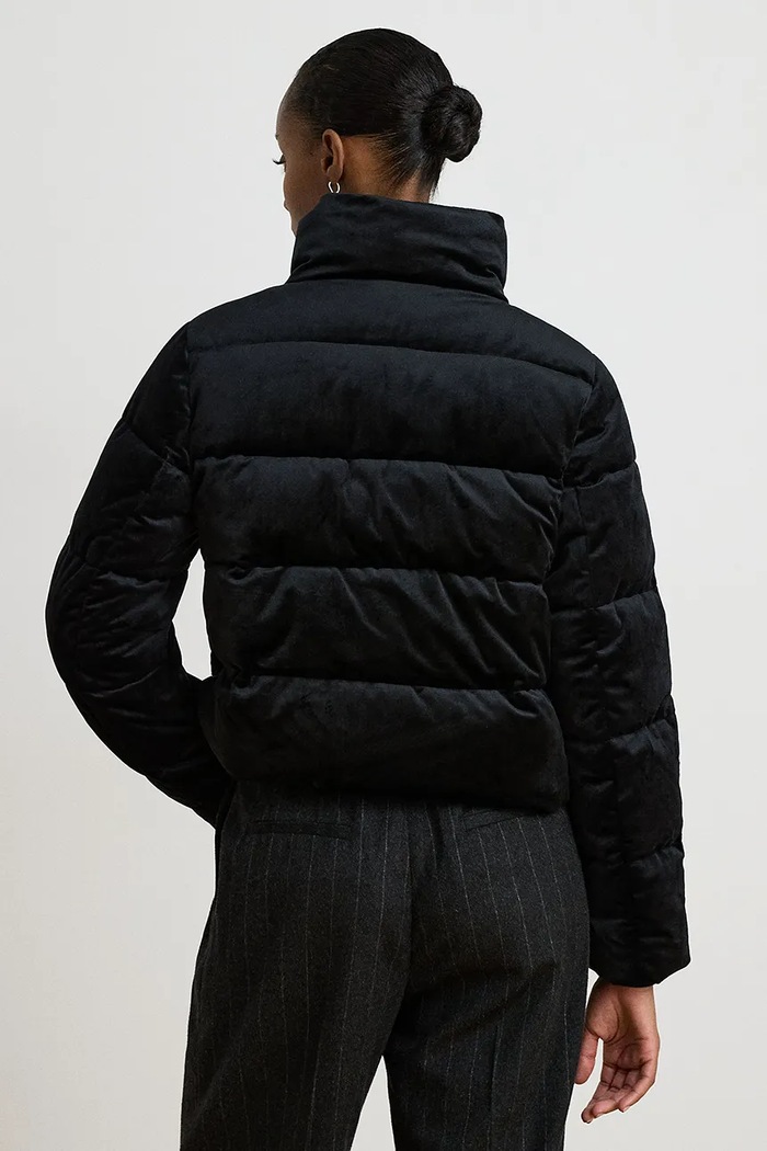 Lauren Ralph Lauren Kurtka pikowana damska 297P23453 czarny AW26