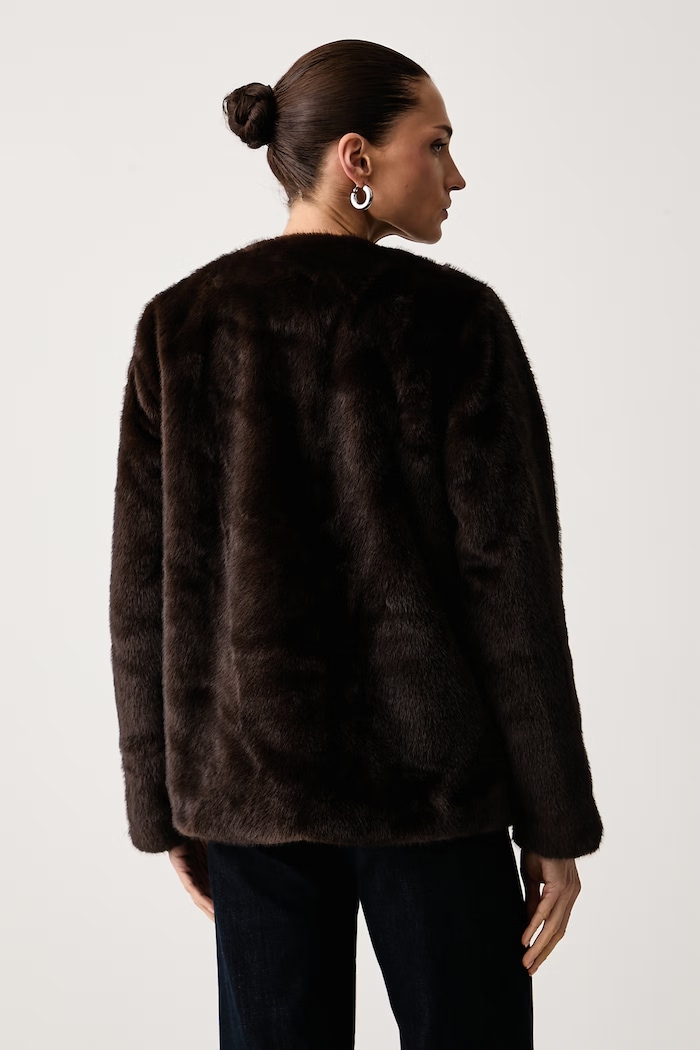 Oblečení Lauren Ralph Lauren Dlouhá bunda dámská 297P04117 hnědá