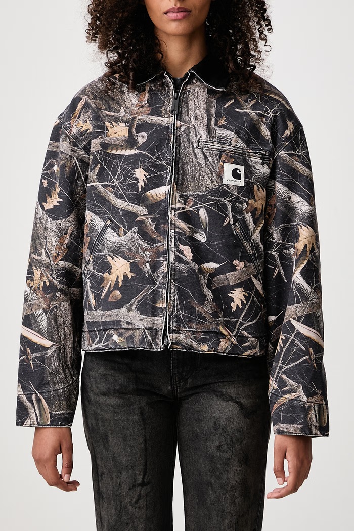 OG Detroit Jacket krótka kurtka damska bawełniana Carhartt WIP multicolor I035672