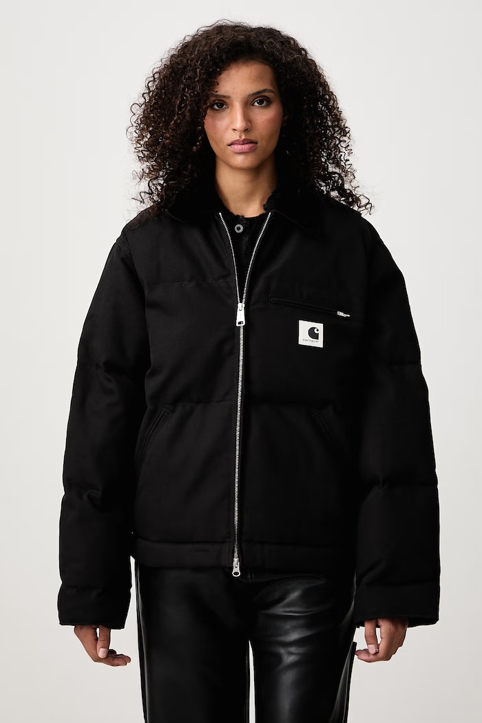 Carhartt WIP Raymond Jacket kurtka zimowa damska bawełniana czarny I037039