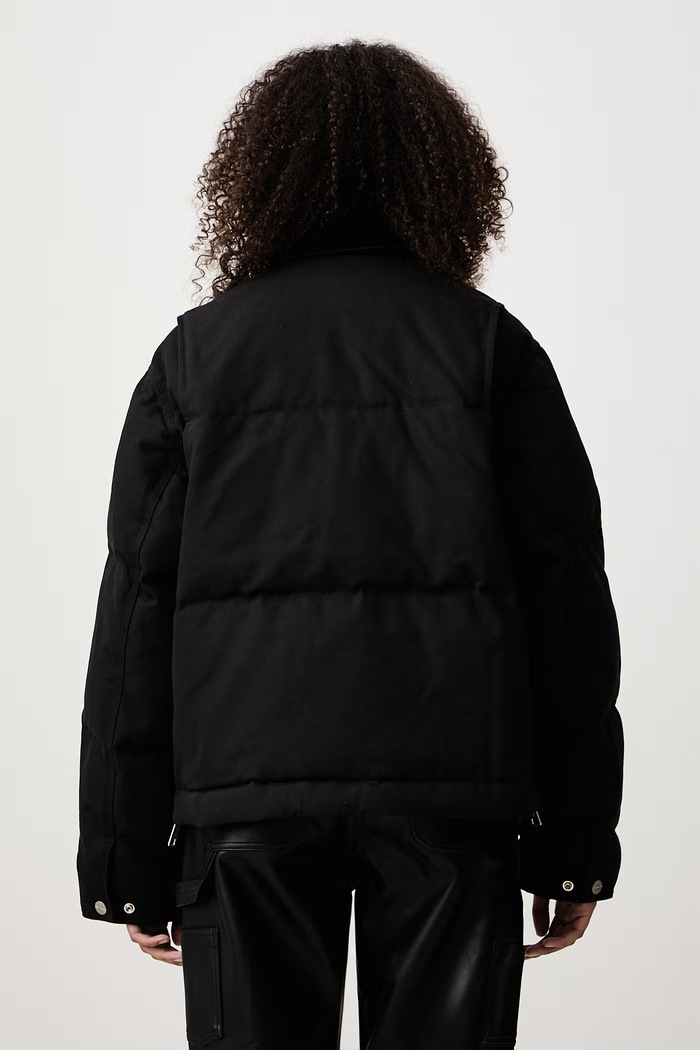 Odzież Carhartt WIP Raymond Jacket kurtka zimowa damska bawełniana I037039 czarny