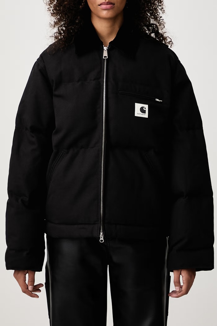 Raymond Jacket kurtka zimowa damska bawełniana Carhartt WIP czarny I037039