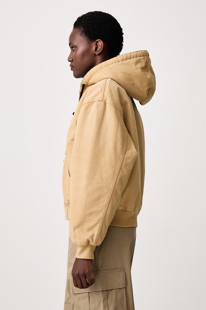 OG Active Jacket късо дамско памучно яке Carhartt WIP I035673 бежов