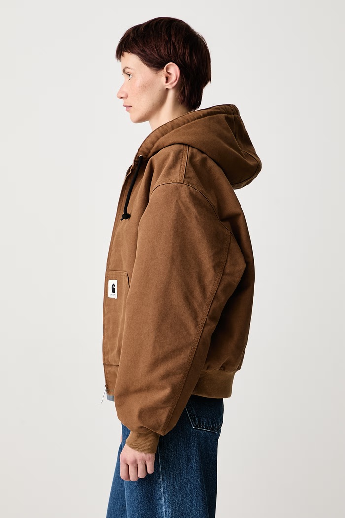 OG Active Jacket kurtka damska bawełniana Carhartt WIP I032238 brązowy