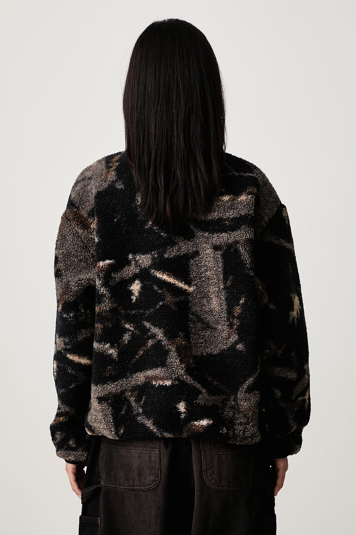 Дрехи Carhartt WIP Elliot High Neck Liner суичър от полар дамски I032241 многоцветен