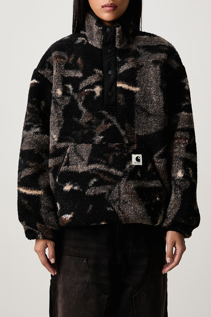 Elliot High Neck Liner суичър от полар дамски Carhartt WIP многоцветен I032241