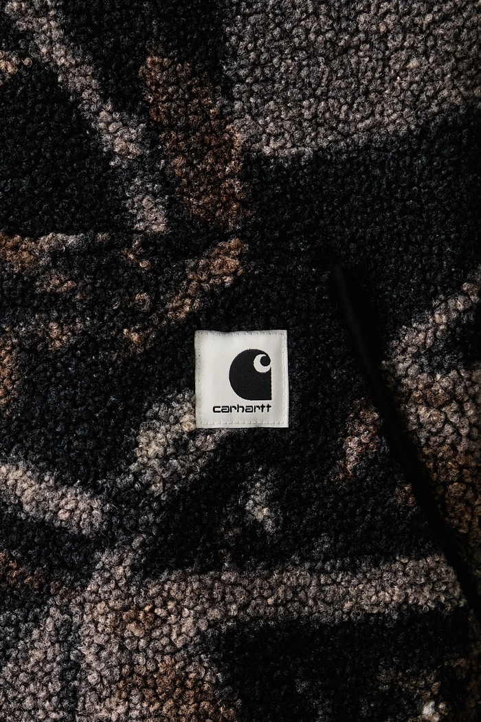 Carhartt WIP Elliot High Neck Liner суичър от полар дамски I032241
