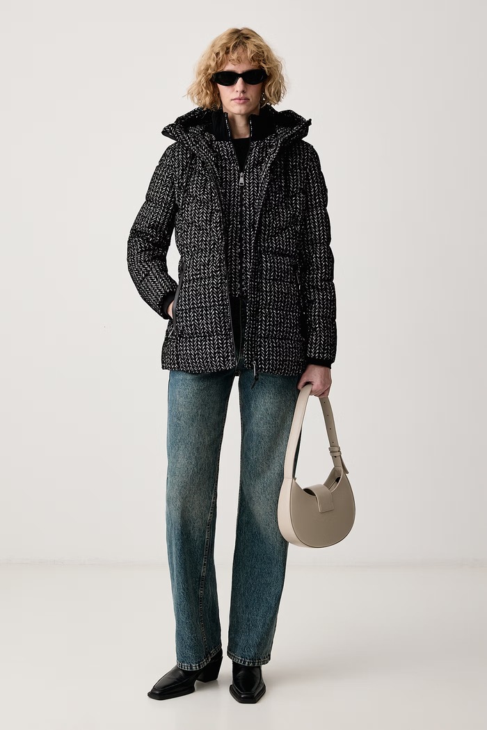 DKNY Kurtka zimowa damska DLEMPZ51 czarny AW26