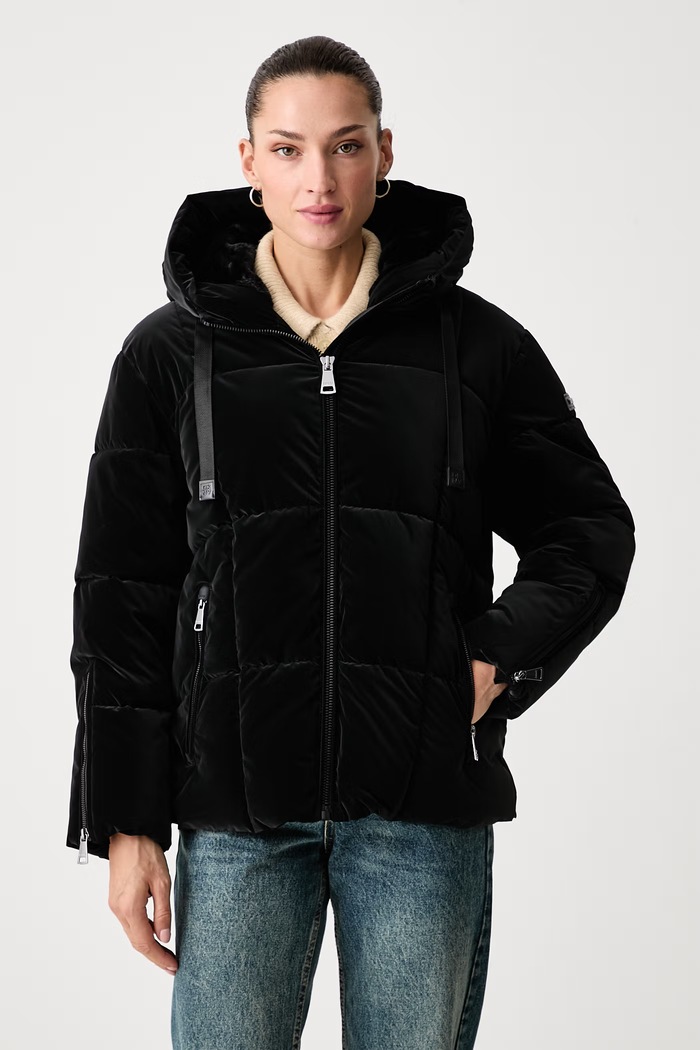 DKNY Krótka kurtka damska czarny DLEMPY28