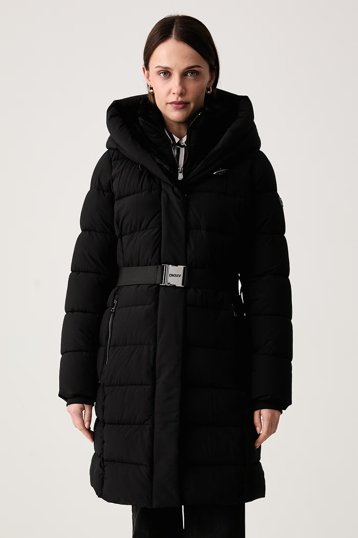 DKNY Kurtka zimowa damska czarny DLEMPX78