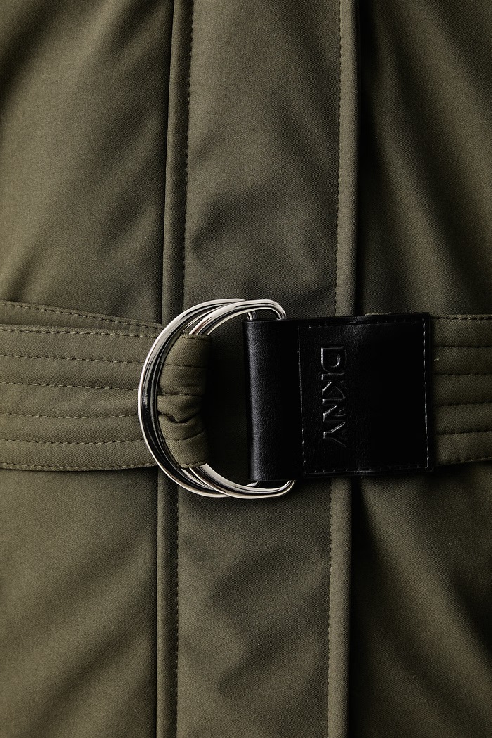 Parka damska DKNY zielony DLEMPB29