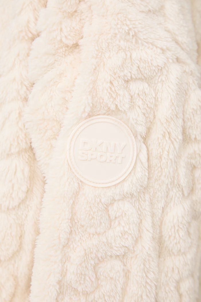 Bluza polarowa damska DKNY beżowy DP6J9737