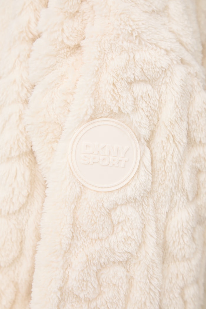 Bluza polarowa damska DKNY beżowy DP6J9737