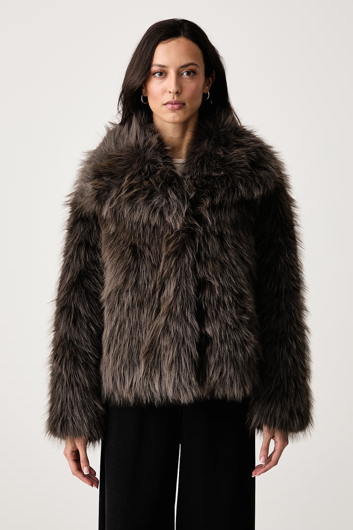 DKNY Krótka kurtka damska brązowy DJ6J6341