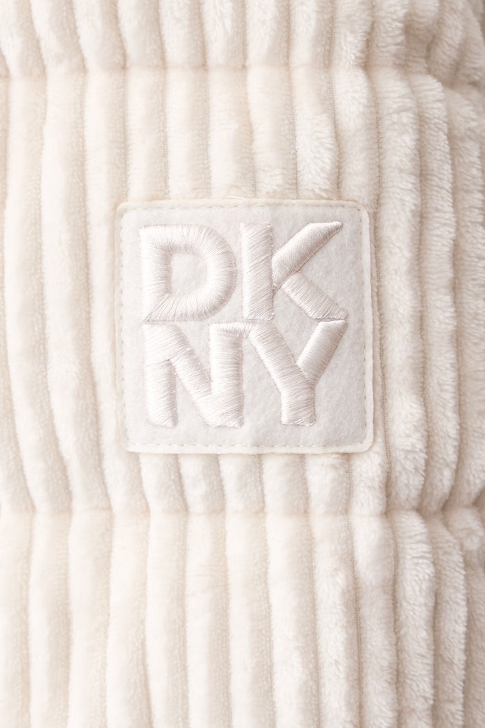 Kurtka damska welurowa DKNY beżowy DJ6J6340