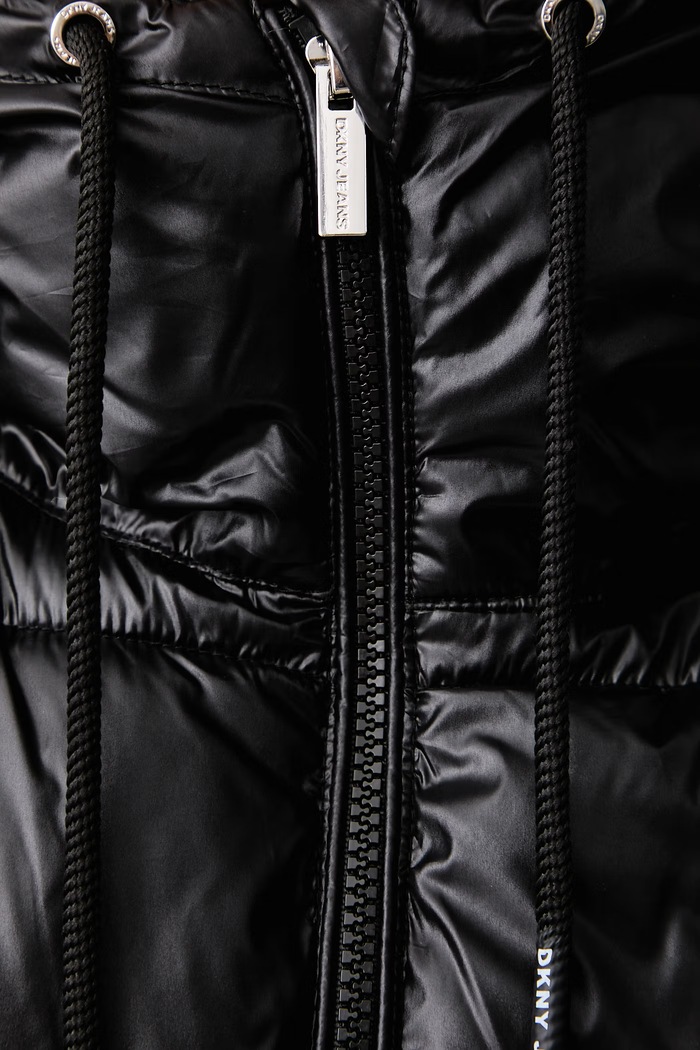 Kurtka pikowana damska DKNY czarny DJ6J6113
