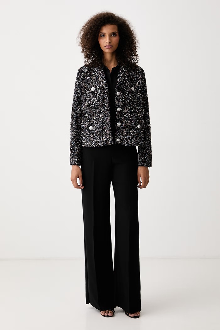 DKNY Kurtka przejściowa damska DJ5J6215 czarny AW26