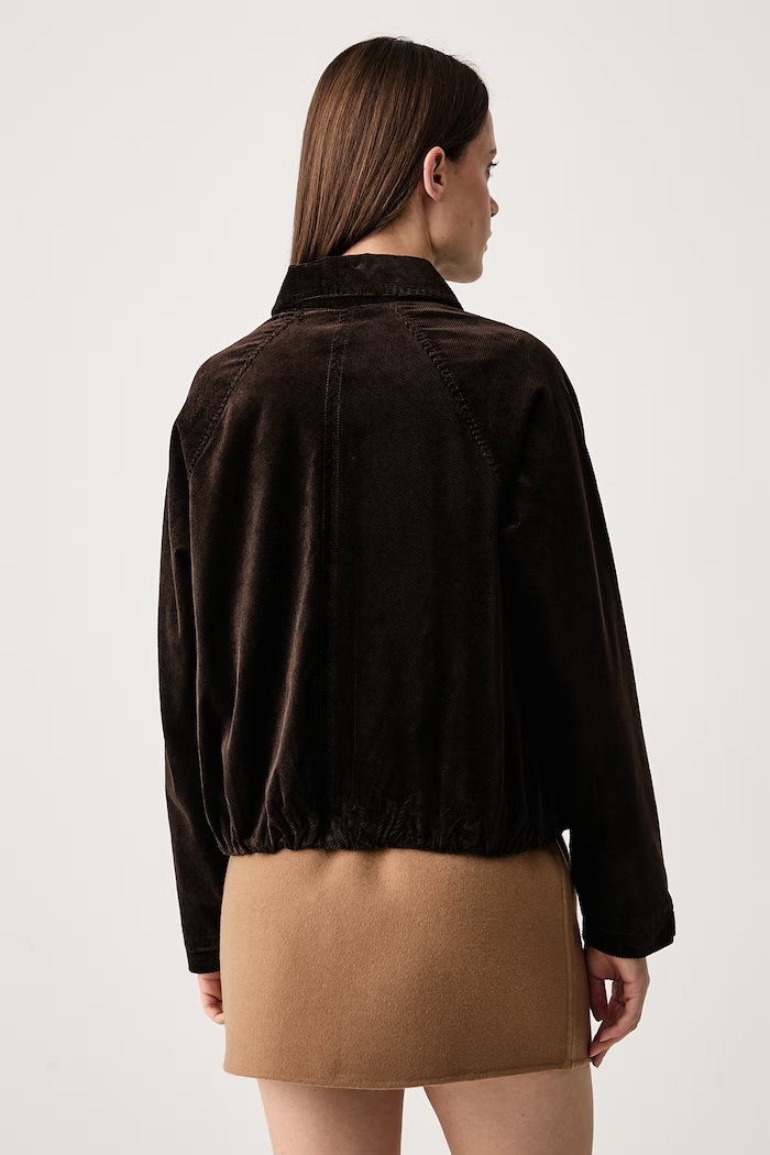 Odzież DKNY Kurtka damska sztruksowa DJ6J6333 brązowy