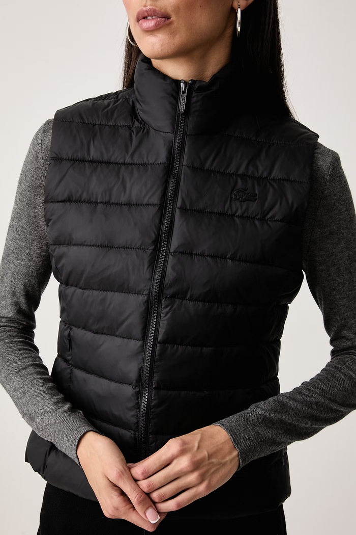 Bezrękawnik damski Lacoste BF0602 czarny