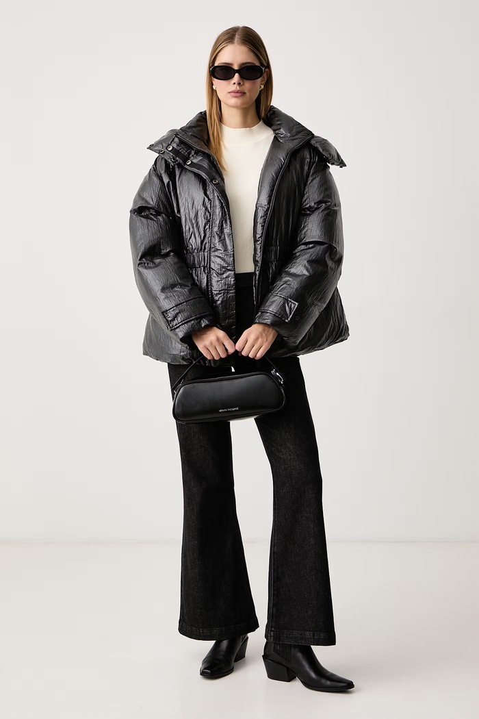 Max&Co. Kurtka puchowa damska MCLCACAO 2628486052200 czarny AW26
