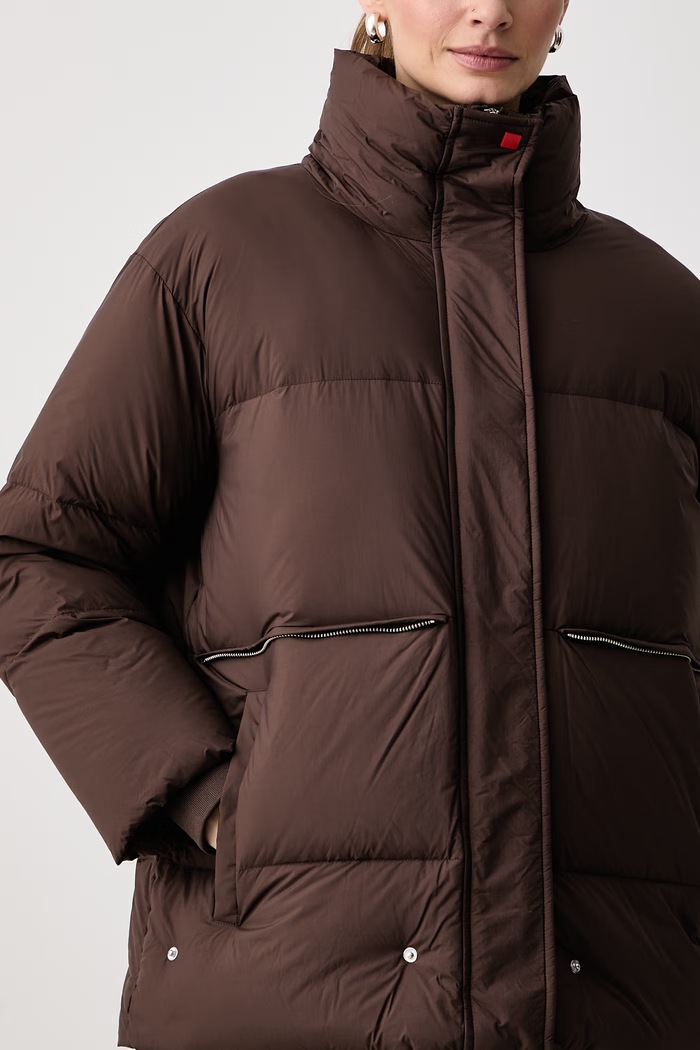 Kurtka puchowa damska DOVERE Max&Co. 2626486044200 brązowy