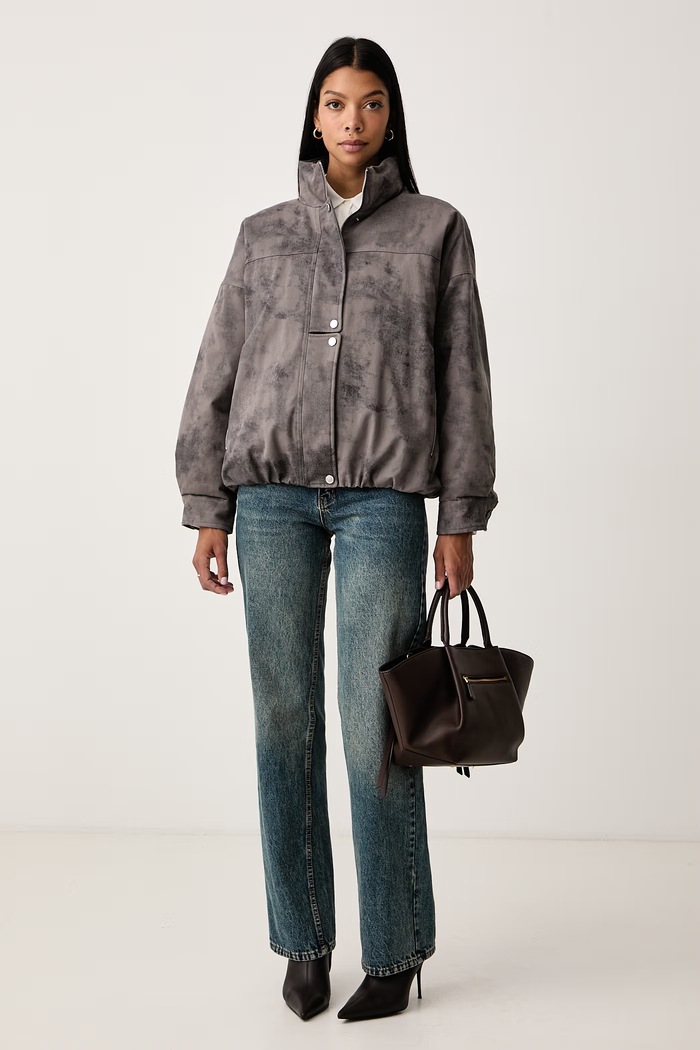 Patrizia Pepe Kurtka damska 2O0149.C0276 szary AW26