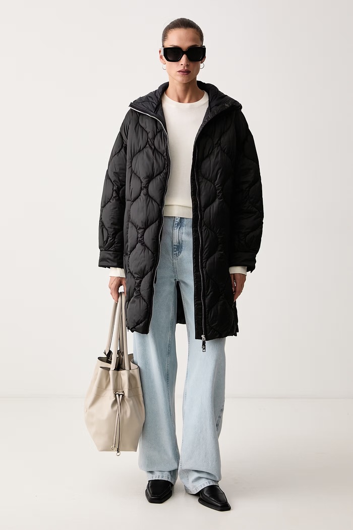 Max&Co. Kurtka damska VELLO 2626496011200 czarny AW26