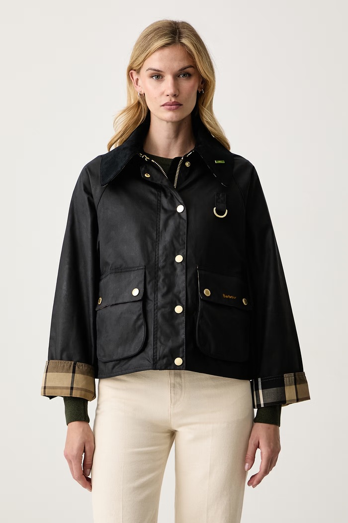 Barbour Kurtka damska bawełniana granatowy LWX1595