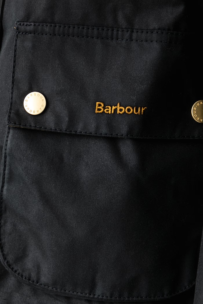 Kurtka damska bawełniana Barbour granatowy LWX1595