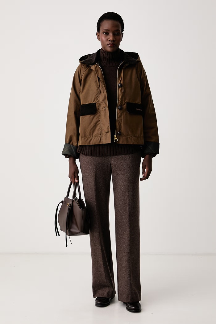 Barbour Kurtka damska Adina LWX1587 brązowy AW26