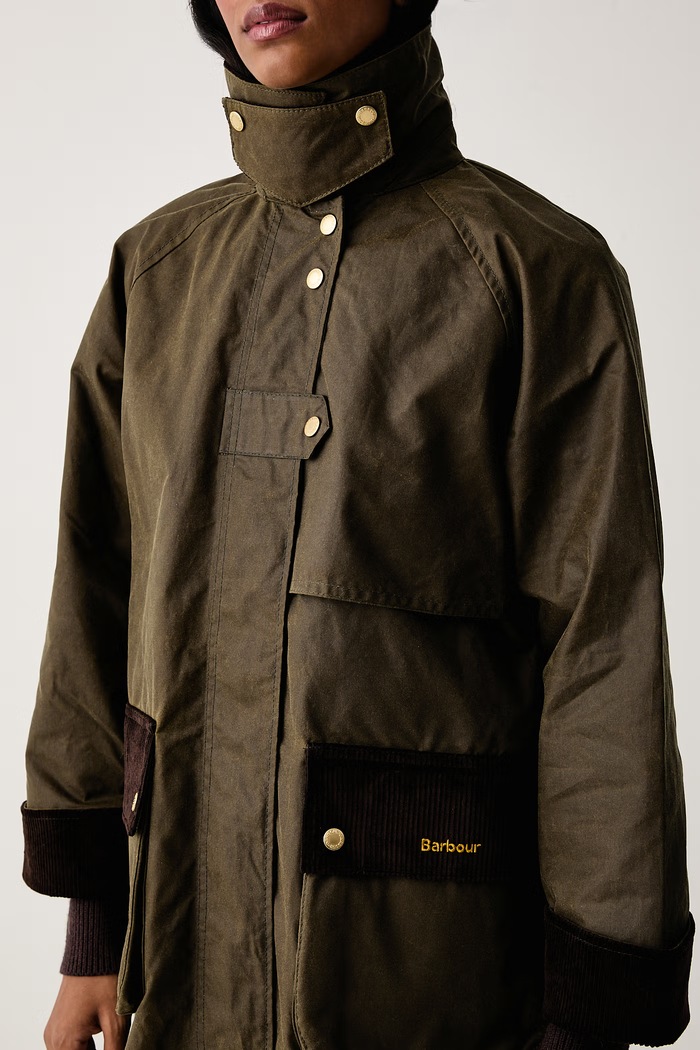 Kurtka damska bawełniana Barbour LWX1570 zielony