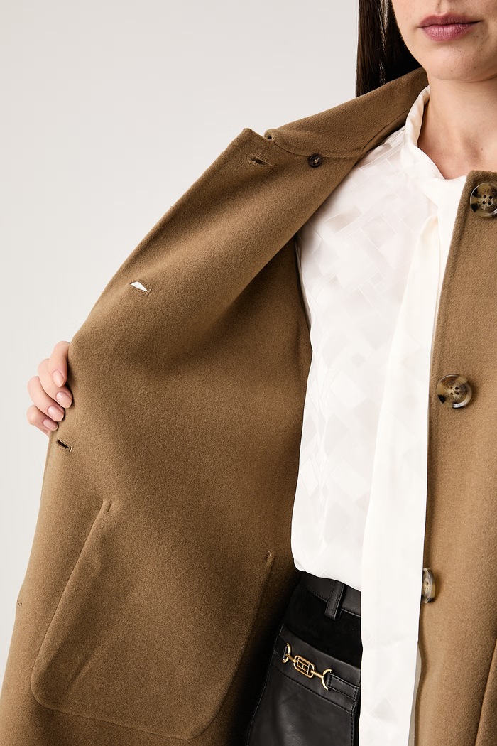 Barbour Krótka kurtka damska z wełną Aggy LWO0259