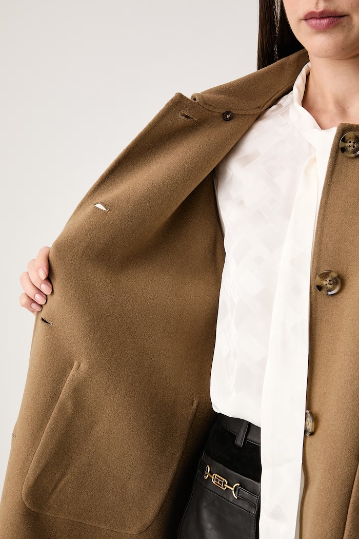 Barbour Krótka kurtka damska z wełną Aggy LWO0259
