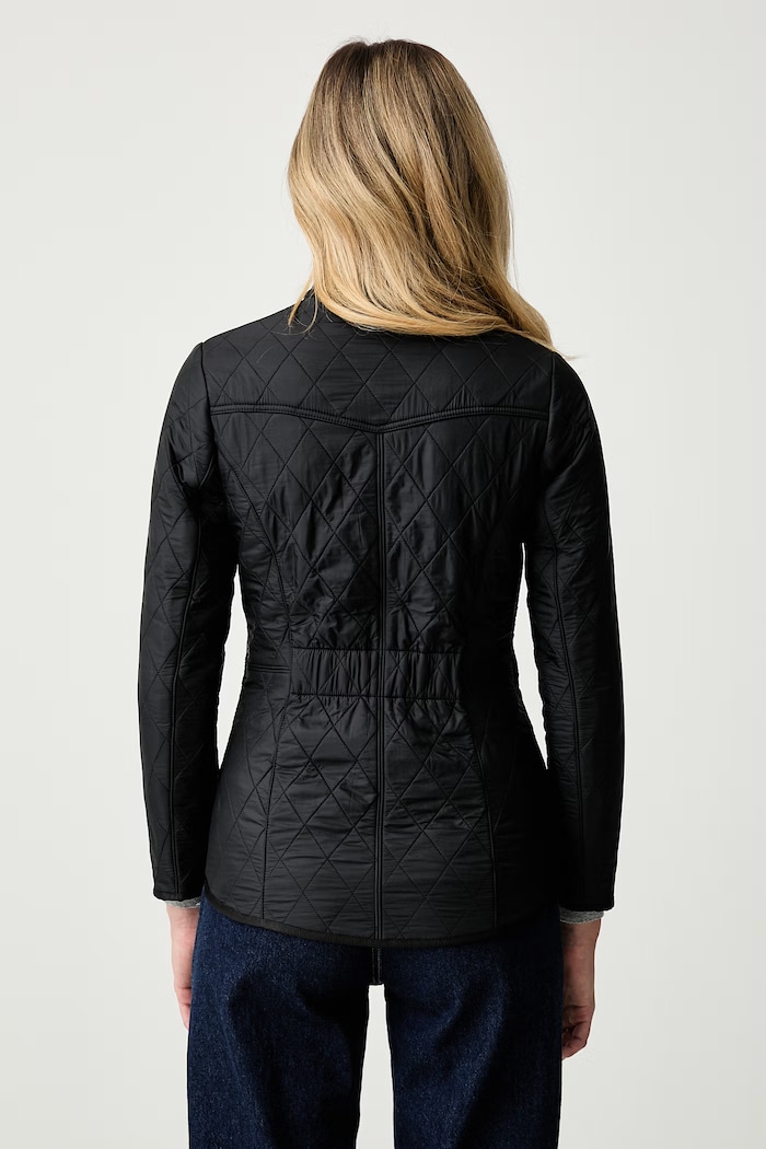 Abbigliamento Barbour giacca di mezza stagione da donna Cavalry LQU0087 nero